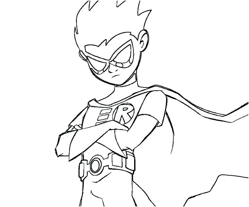 800x667 Teen Titan Coloring Pages Robin Coloring Pages Teen Titan Coloring