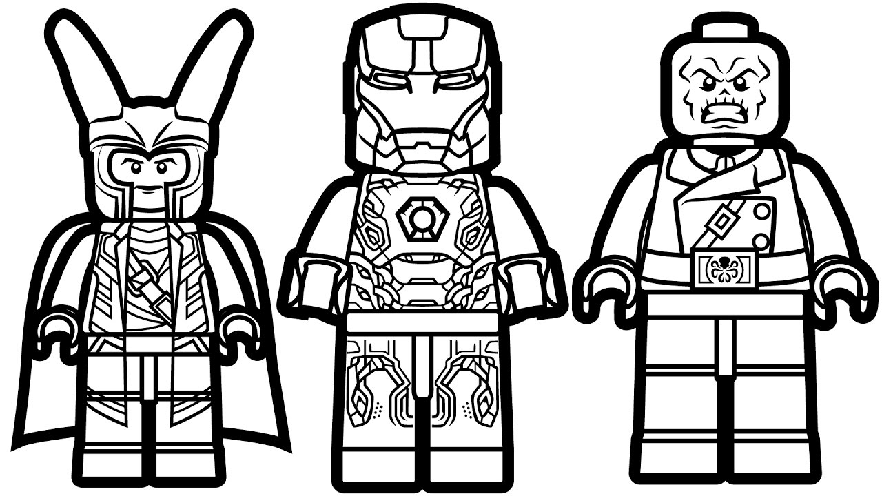 Red Skull Coloring Pages