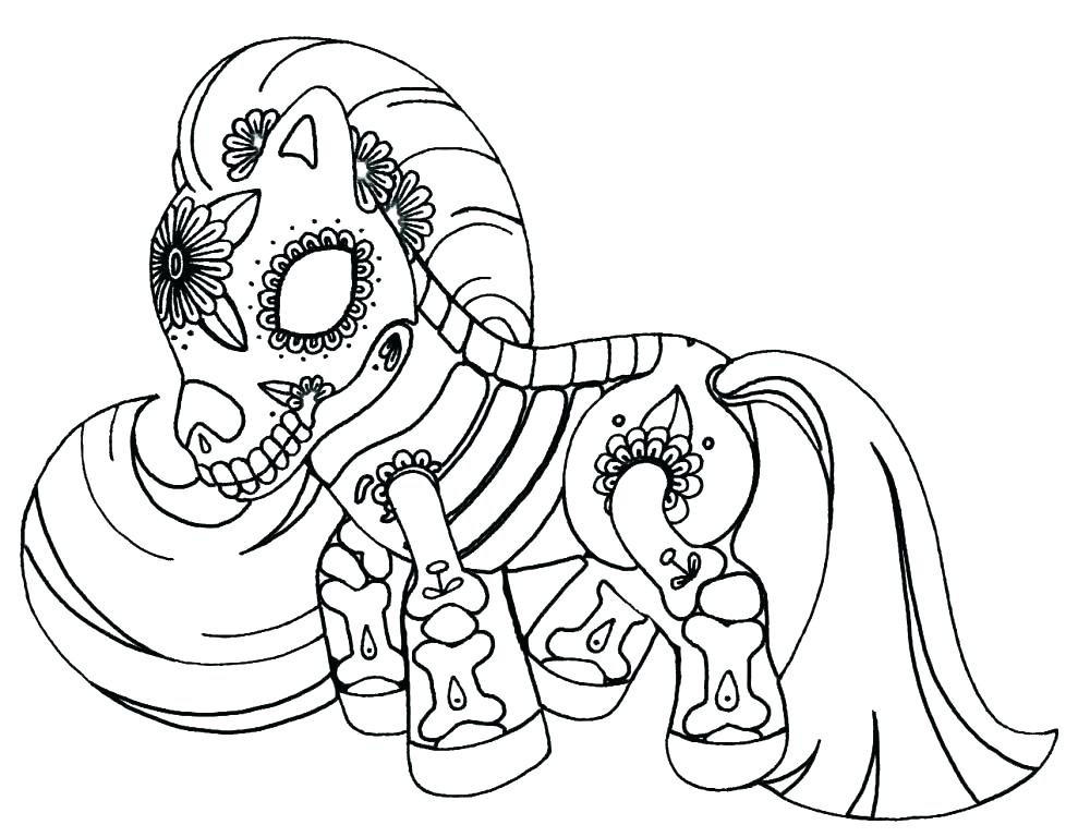 978x768 Skull Coloring Page Coloring Pages Of Skull Sugar Skull Coloring