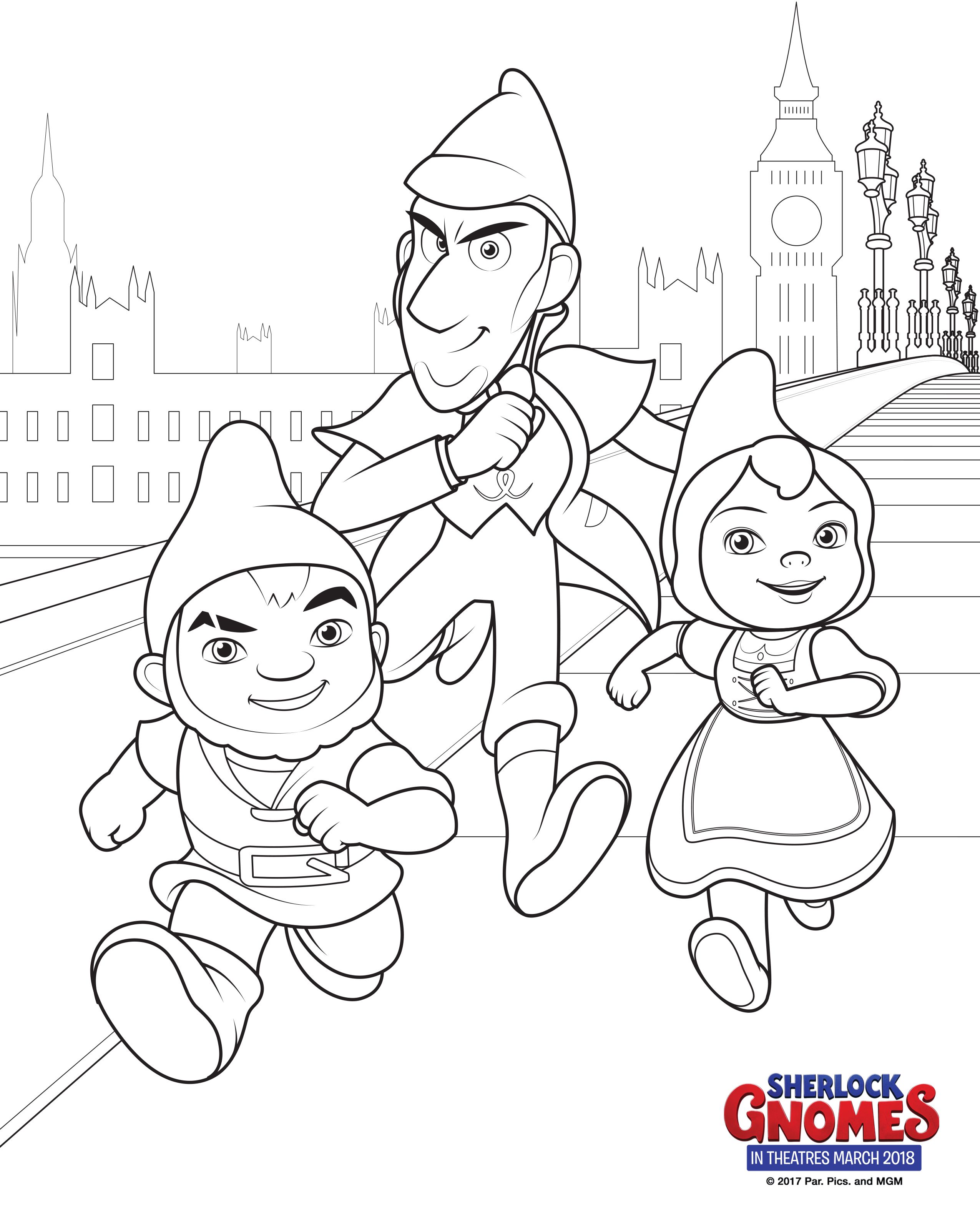 2550x3186 Cute Gnome Coloring Page Free Printable Pages Throughout