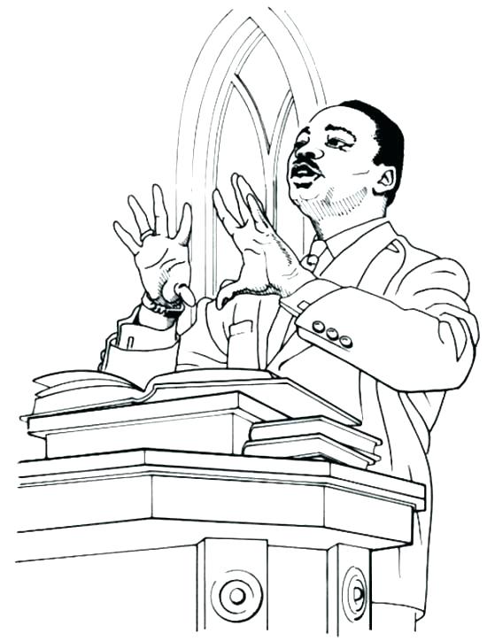 550x724 Martin Luther Coloring Page Martin King Jr Coloring Pages Crafts