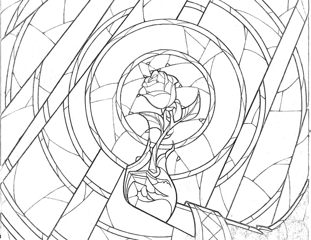 1024x789 Enormous Luther Rose Coloring Page Mustard Seeds Reformation Day