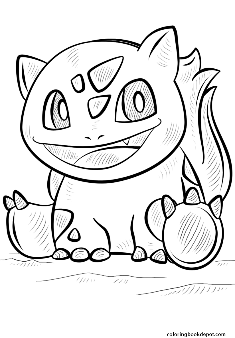 824x1186 Bulbasaur Pokemon Go Coloring Pages
