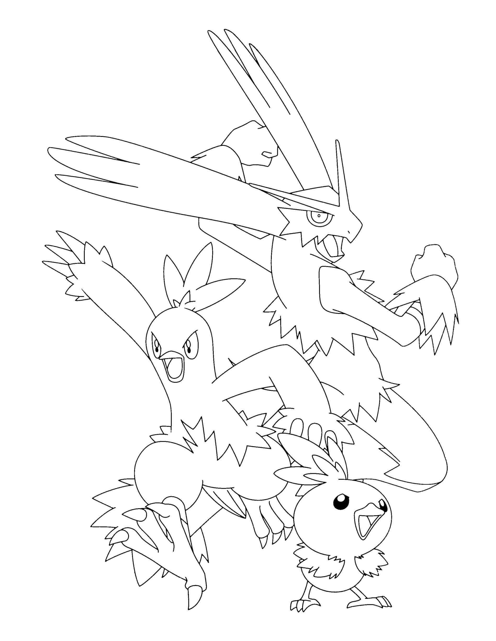1896x2449 Pokemon Coloring Pages Grovyle Online Coloring Printable