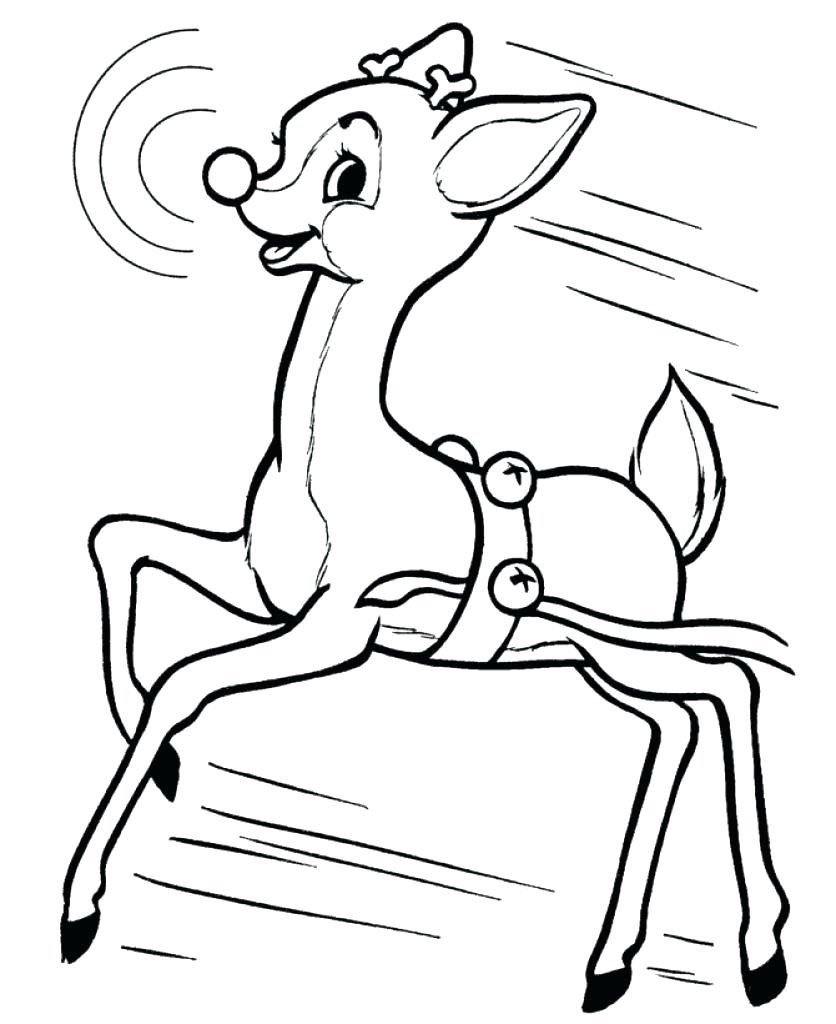 836x1024 New Reindeer Coloring Pages Gallery Printable Coloring Sheet