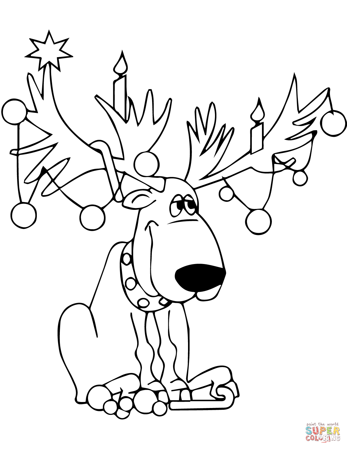 1159x1500 Reindeer Coloring Page Printable Coloring Pages