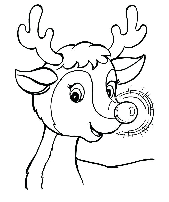 669x800 Rudolph Coloring Pages Pdf Printable Coloring Reindeer Coloring