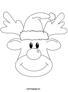 236x318 Rudolph Reindeer Face Craft For Coloring Responses On Rudolph