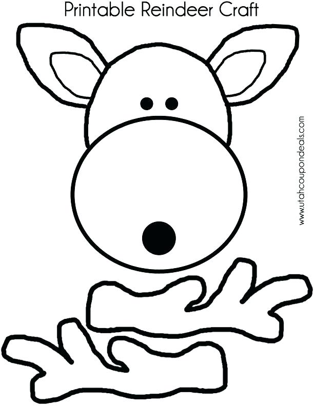 612x792 Reindeer Printable Coloring Pages Free Coloring Pages Rudolph