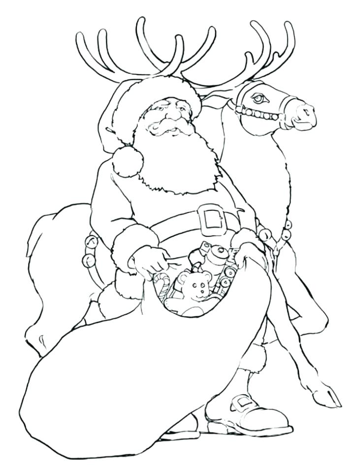 Reindeer Printable Coloring Pages