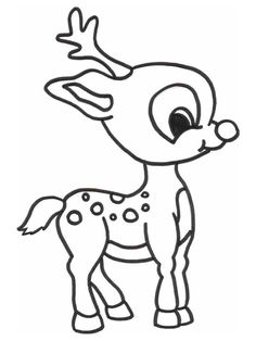 236x314 Family Of Reindeer Free Coloring Christmas Pages Color Christmas