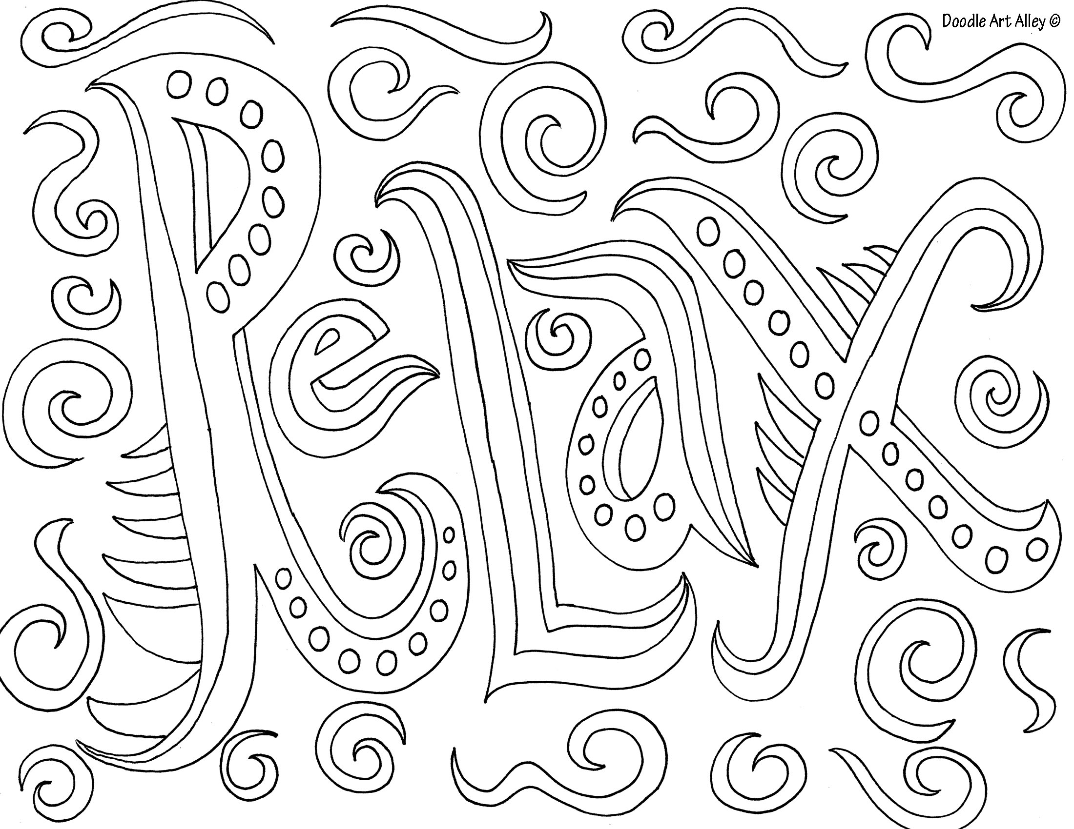 2200x1700 Relaxing Coloring Pages 5141 Scott Fay Com Inside