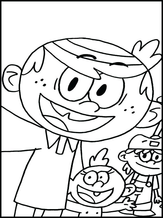 568x758 Coloring Pages Online Flowers Loud House How To Draw Free