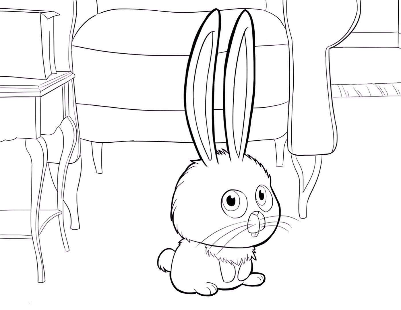 1397x1080 The Secret Life Of Pets Coloring Pages