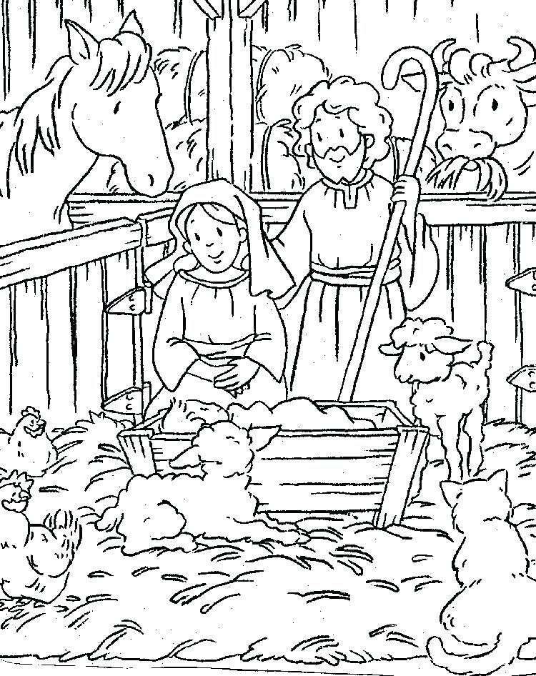 750x946 Religious Christmas Coloring Pages Printable Coloring Pages