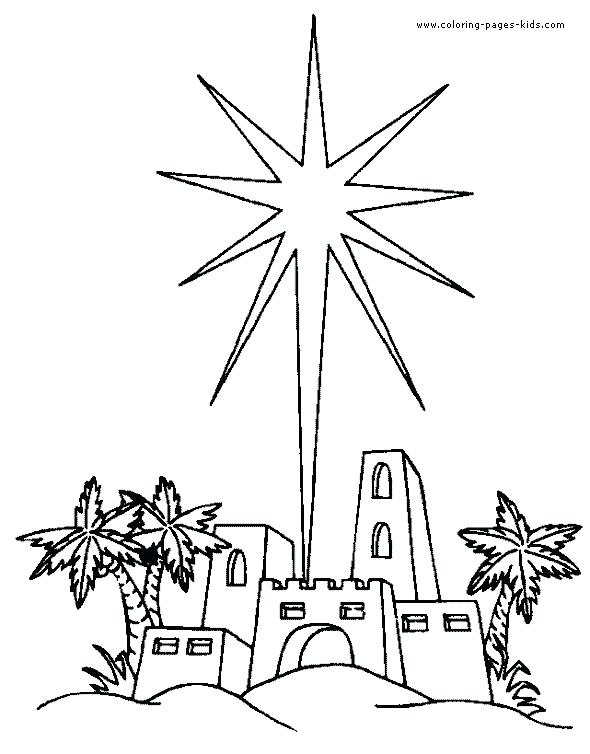 590x754 Free Religious Christmas Coloring Pages