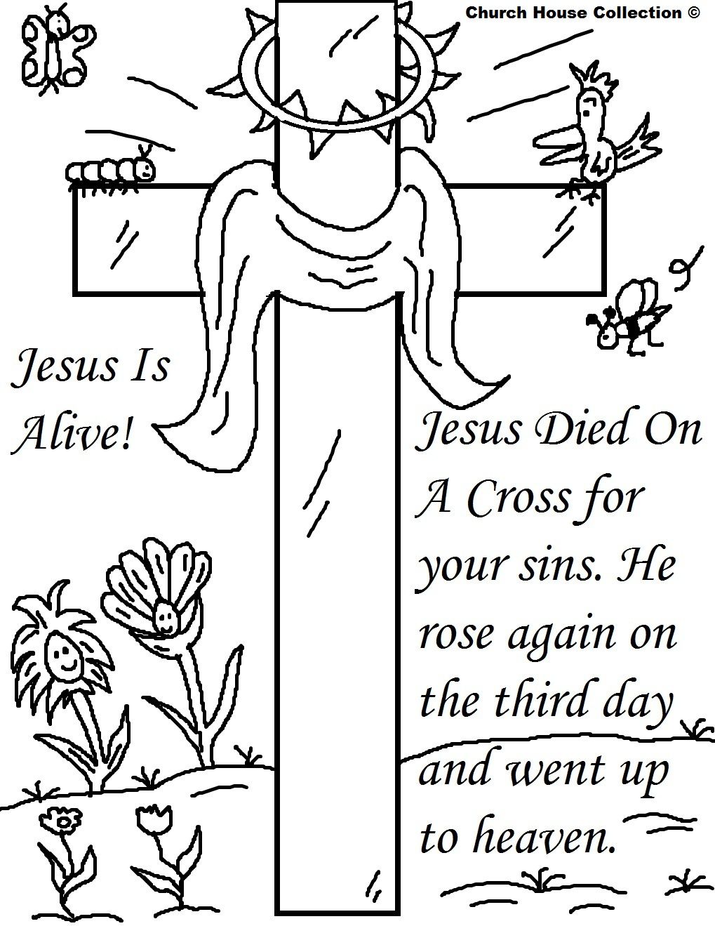 Religious Easter Coloring Pages