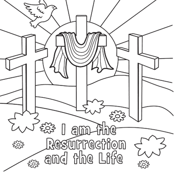 340x340 Religious Easter Coloring Pages