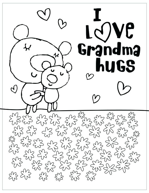 612x792 Mothers Day Coloring Pages