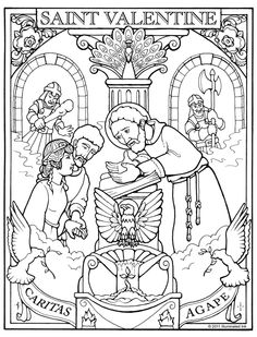 236x309 Saint Valentine Catholic Coloring Page For Children Ii. Feast Day