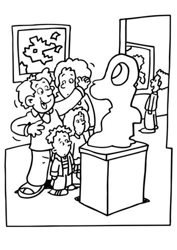 353x500 Dibujo Para Colorear Museo Meet Media Museums