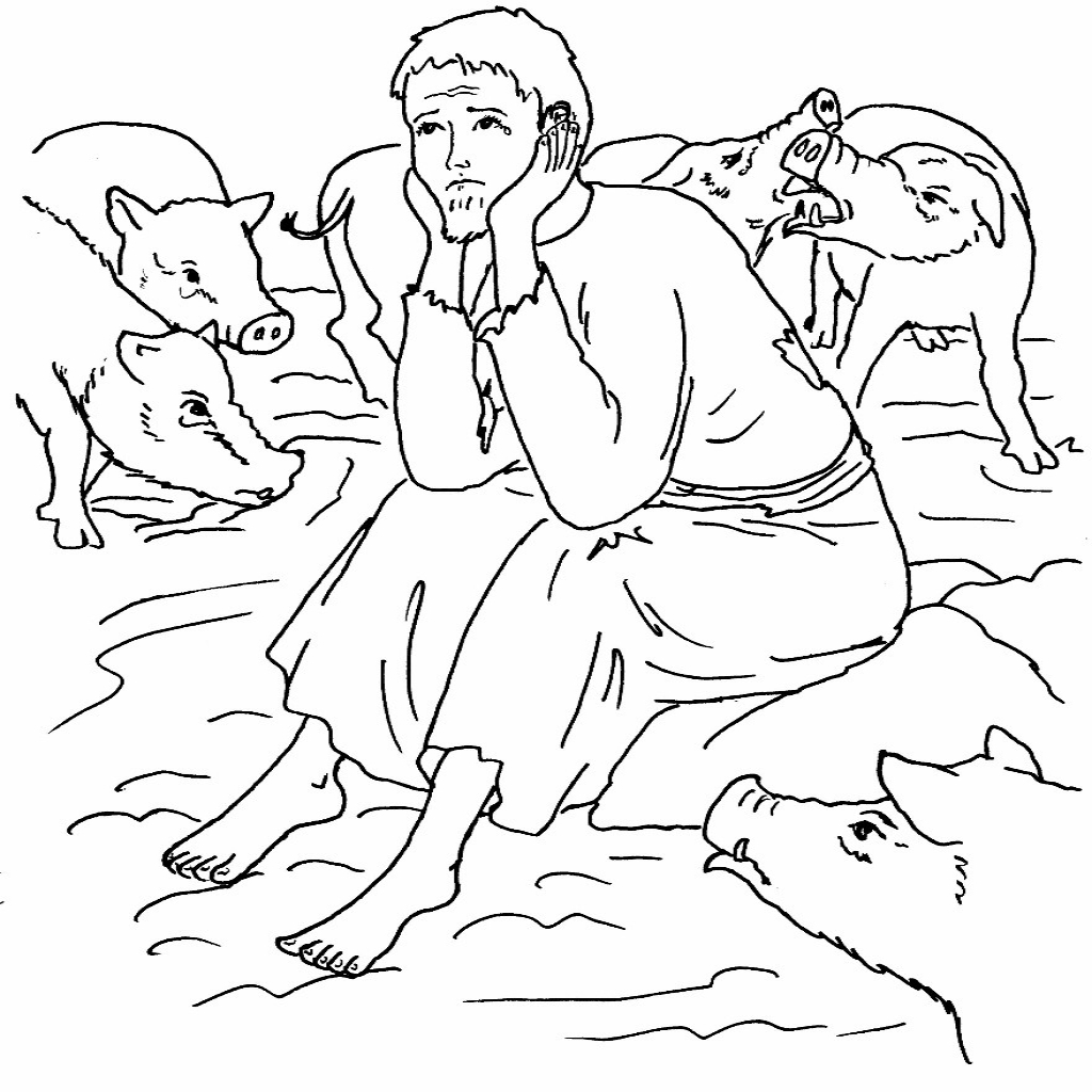 1024x1024 Prodigal Son Coloring Pages 92 Free Printable Coloring Pages