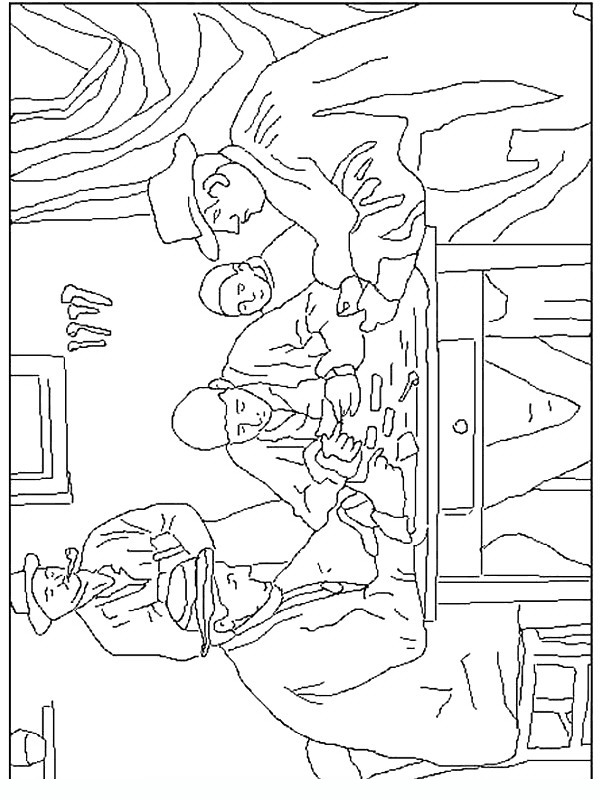 600x800 Cezanne Giocatori Di Carte Famous Paintings Coloring Pages