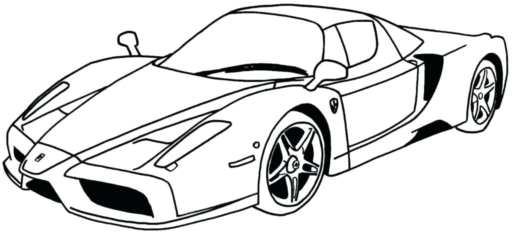 1024x468 Model Car Coloring Pages Coloring Car Pictures Classic Car