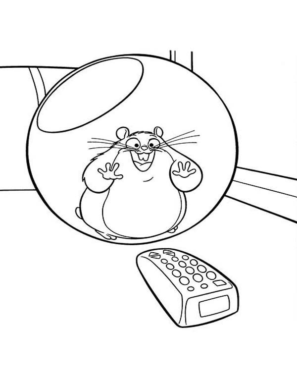 600x775 Remote Control Coloring Page