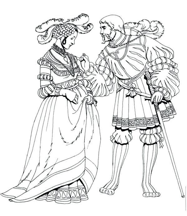 600x692 Renaissance Coloring Sheets Drawing Renaissance Coloring Pages