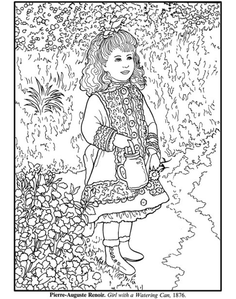 486x616 Artist Of The Month Renoir Renoir Coloring Pages Impressionist
