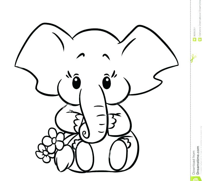 Republican Elephant Coloring Page