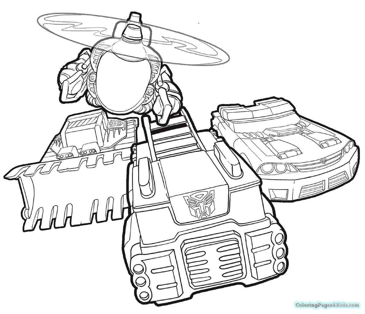 1190x1024 Transformers Rescue Bots Chase Coloring Page 1 Pages