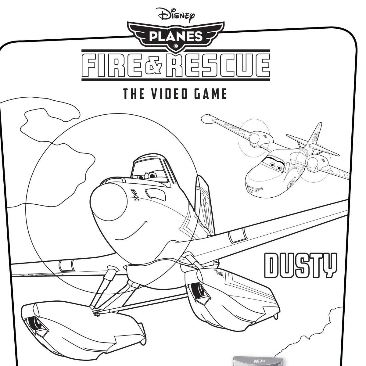 1200x1200 Disney S Planes Fire Rescue Video Game Coloring Pages Beautiful