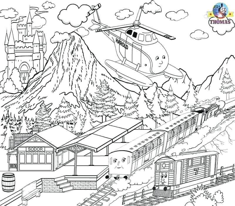 Rescue Helicopter Coloring Pages