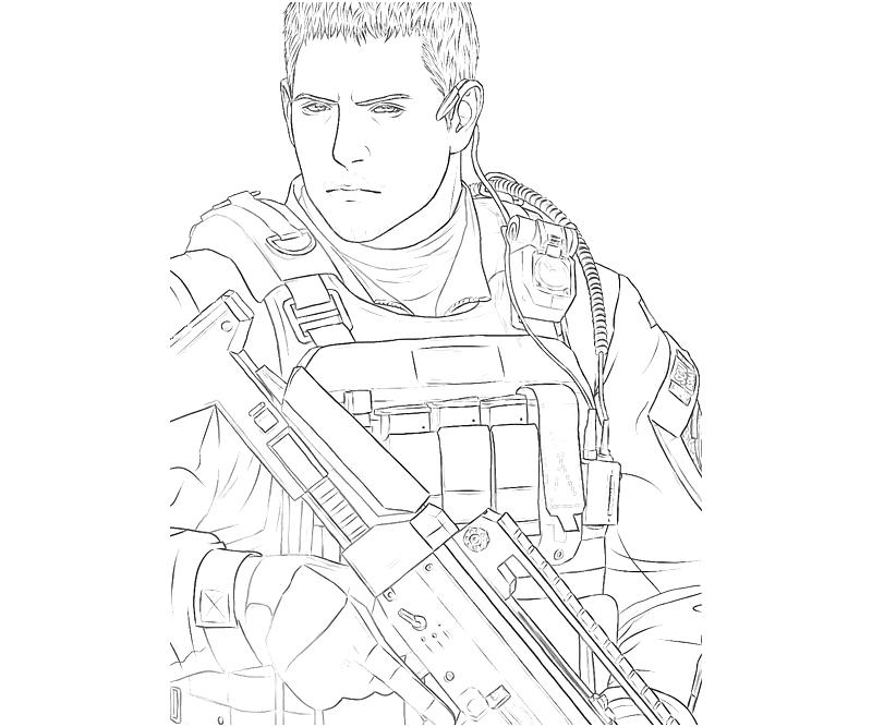 800x667 Resident Evil Chris Redfield Skill Tubing
