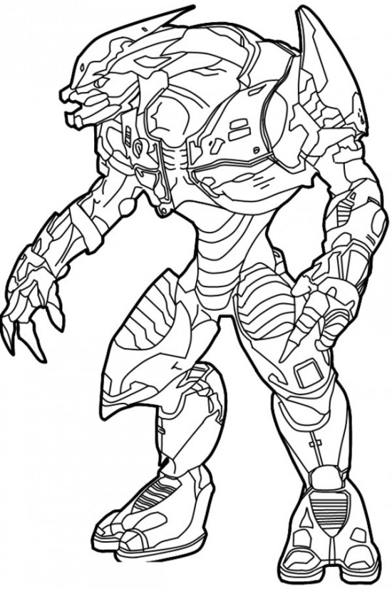 550x826 Resident Evil Coloring Pages