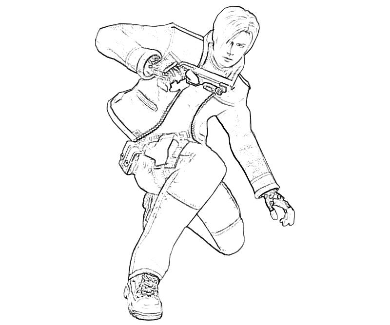 800x667 Resident Evil Leon S Kennedy Action Tubing
