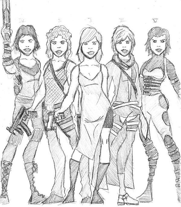 600x685 Resident Evil 5 Coloring Pages Resident Evil 5 Coloring Pages