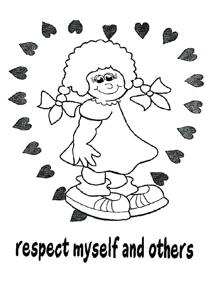 676x964 Respect Coloring Pages Respect Coloring Pages Girl Scout Coloring