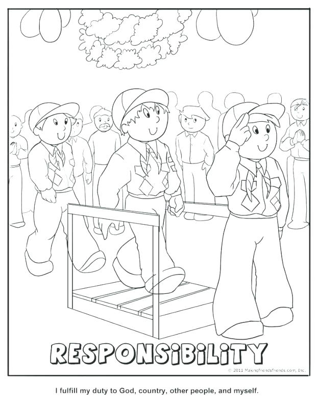 625x809 Boy Scout Coloring Pages Boy Scout Coloring Page Boy Scout