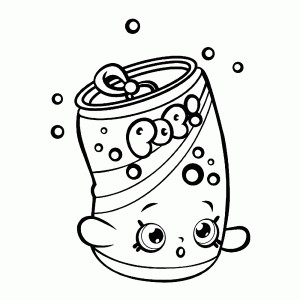 300x300 Shopkins Coloring Pages Soda Pop To Print Of Pops Restaurant
