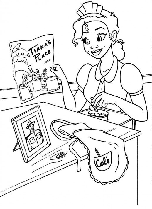 518x713 Tiana Spread Her Restaurant Advertising Paper Disney Movie
