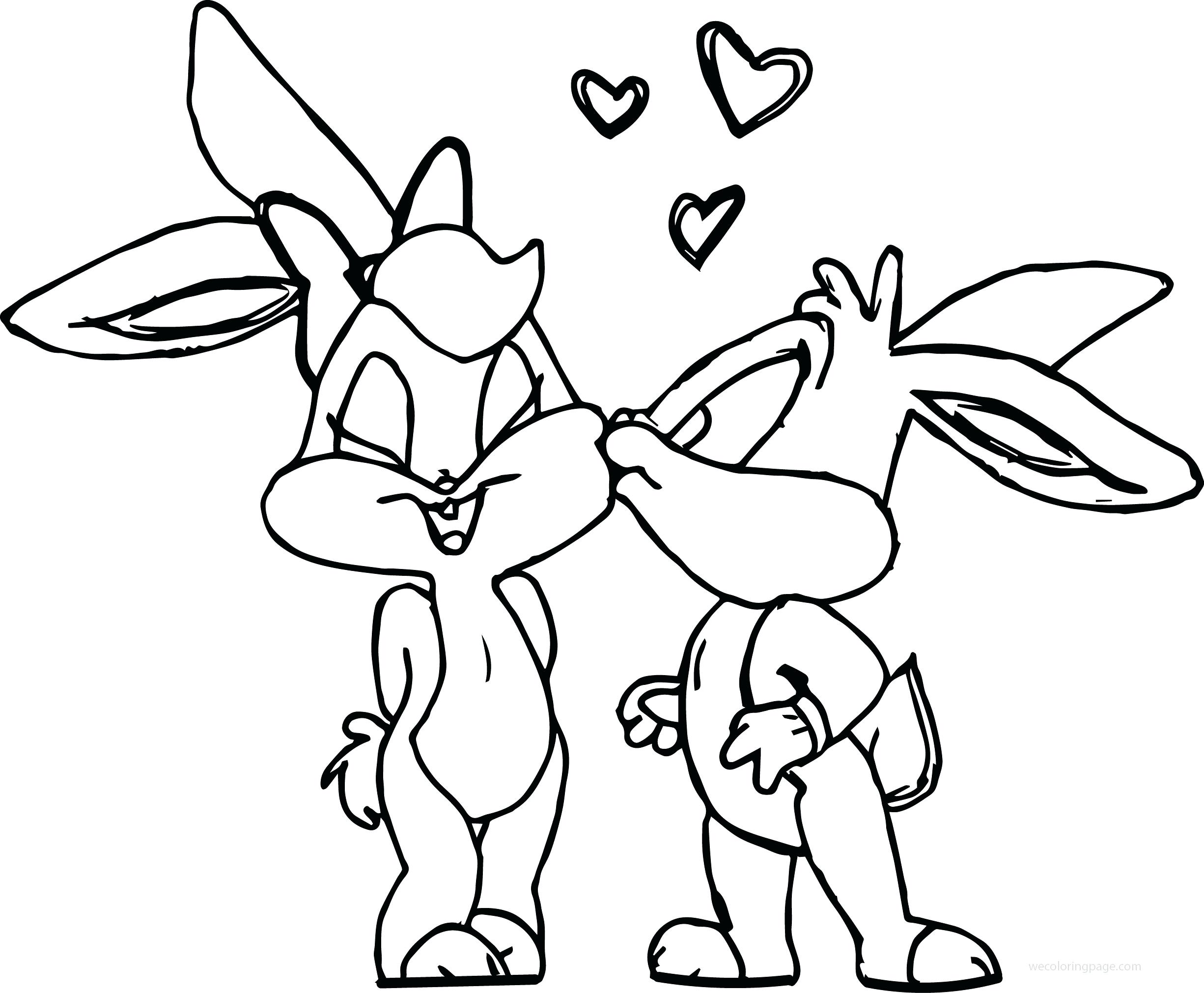 2451x2021 Coloring Pages For Kids Baby Bugs Bunny Daffy Duck Working