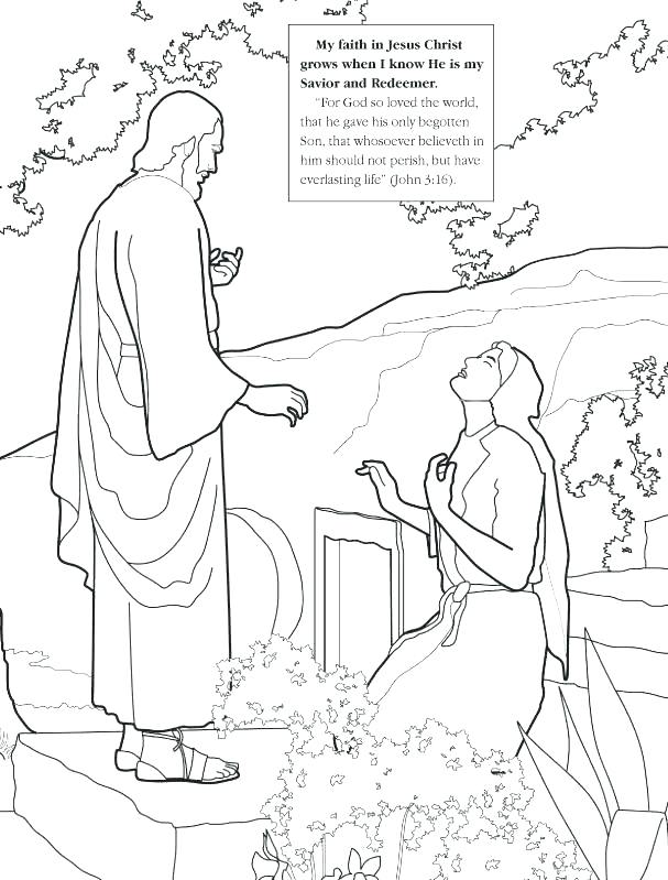 607x799 Lds Coloring Pages Resurrection Coloring Pages 9 Pics Of He Is
