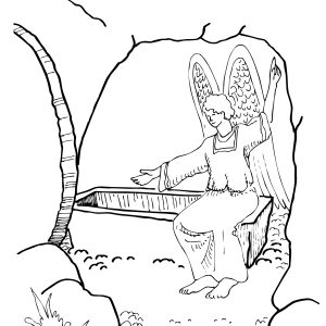 300x300 Coloring Pictures Of Jesus Empty Tomb New 28 Resurrection Coloring