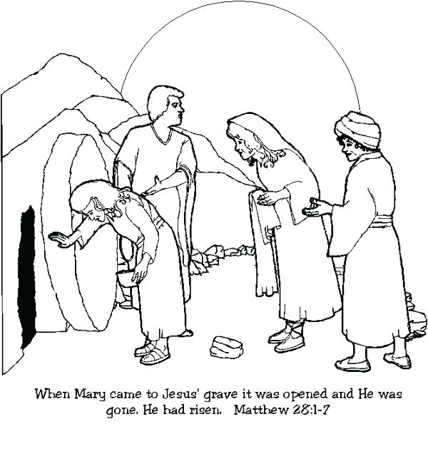 600x654 Crucifixion Coloring Pages Crucified Coloring Page Resurrection