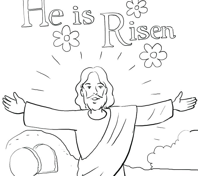 678x600 Easter Sunday Coloring Pages Resurrection Coloring Pages Coloring