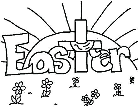 441x350 Easter Sunday Coloring Pages