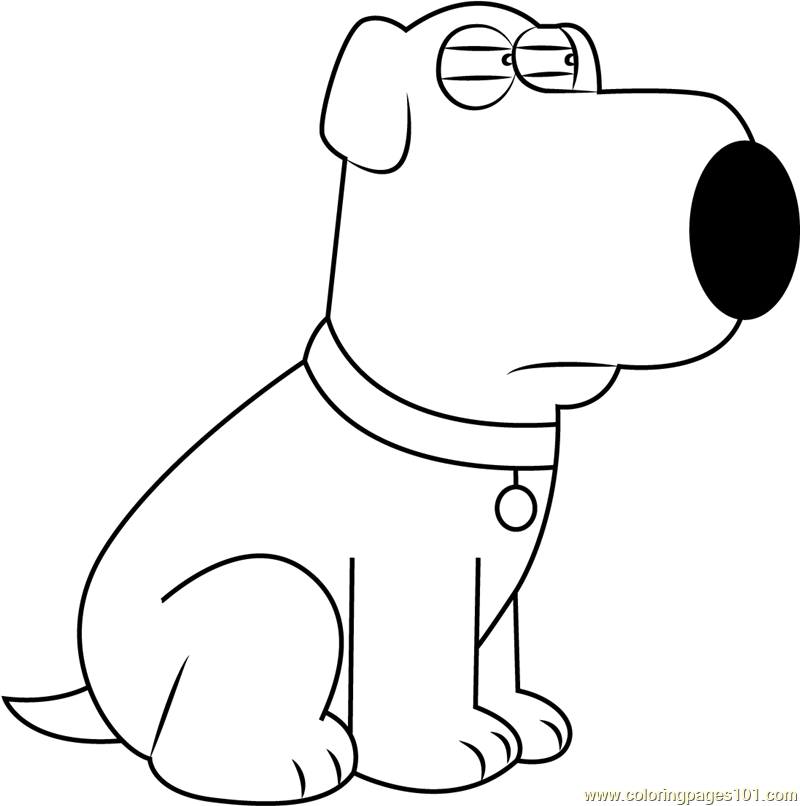 800x806 Brian Coloring Pages Brian Coloring Pages Hellokids Ideas